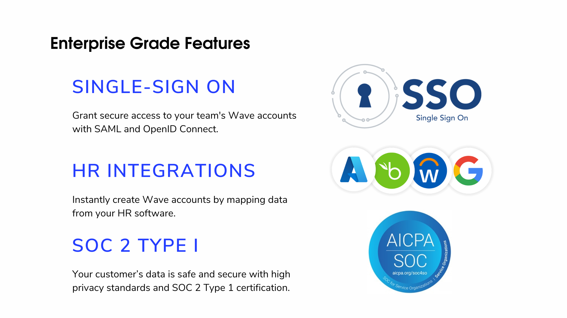 screenshot of Wave Digital Business Card